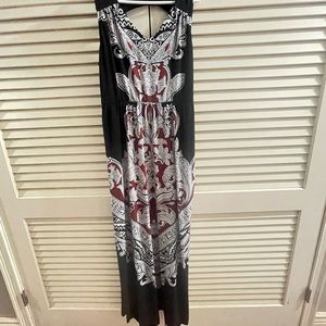 Soma long skirted sleeveless dress‎ size large.